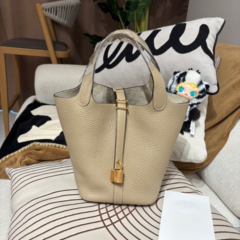 Hermes Picotin 18 Stamp U S2 風衣灰金扣