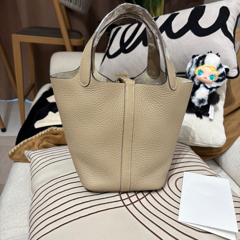 Hermes Picotin 18 Stamp U S2 風衣灰金扣-2