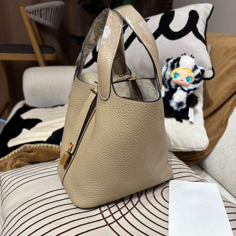 Hermes Picotin 18 Stamp U S2 風衣灰金扣-3