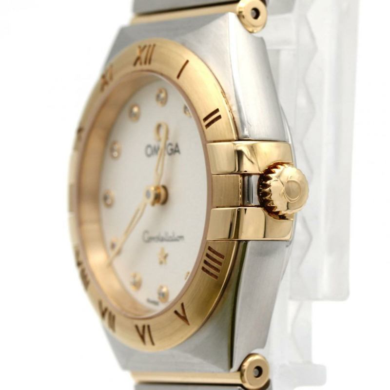 歐米茄星座系列曼哈頓雙色12P腕錶 131.20.25.60.52.002 SSxYG 石英錶-2