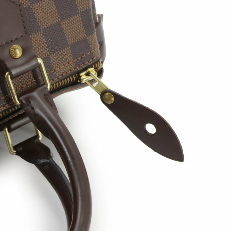 路易威登 Damier Speedy 25 手提包，Ebene 棕色，N41532，金色五金配件。-8