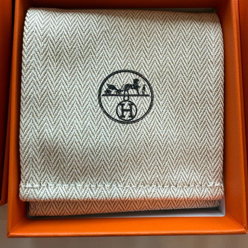 💖Hermes 皮戒指 Athena 卯釘戒指💖 全新 53號-7