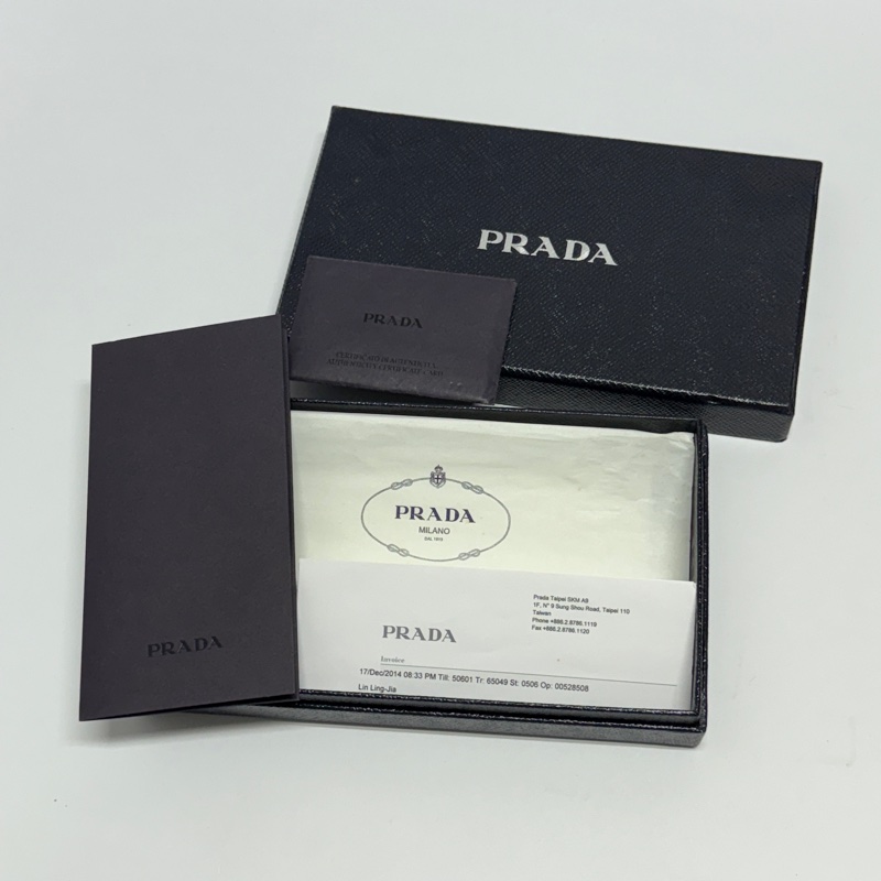 【全配/含購證🧾】 Prada Saffiano 防刮牛皮 長夾（購證金額65,500）-4