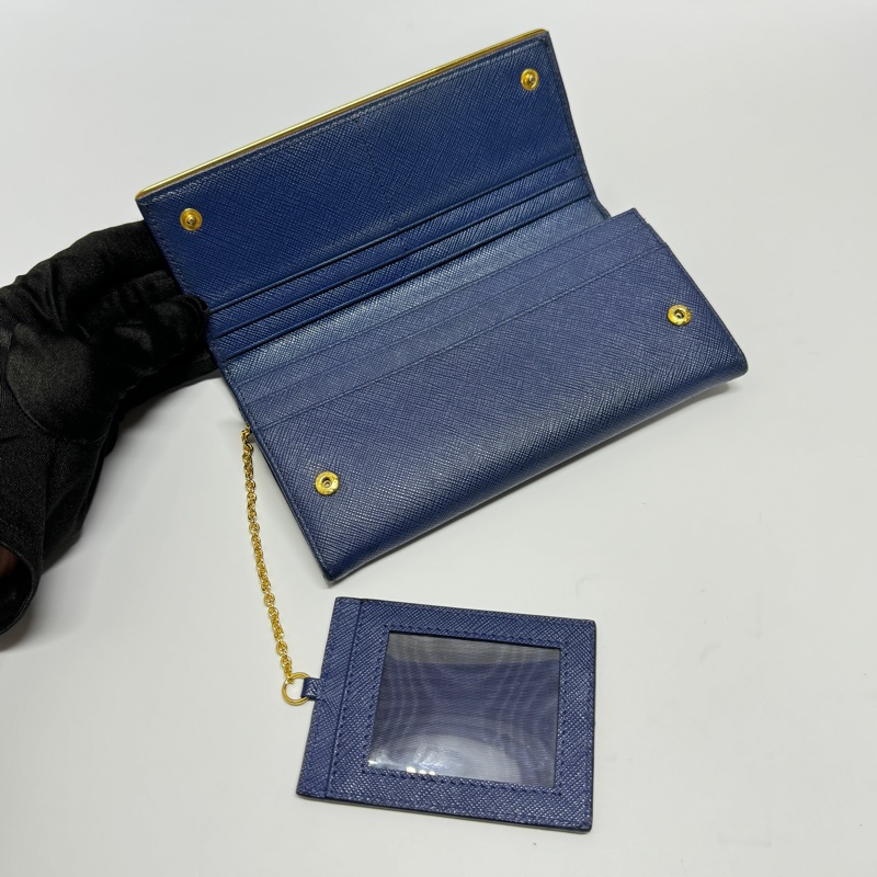 【全配/含購證🧾】 Prada Saffiano 防刮牛皮 長夾（購證金額65,500）-9