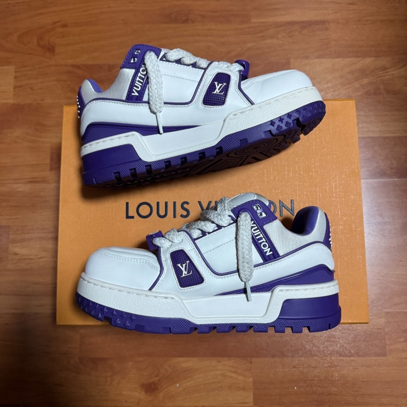 Lv Trainer Maxi小胖丁 路易威登 女款 白紫色36碼-1