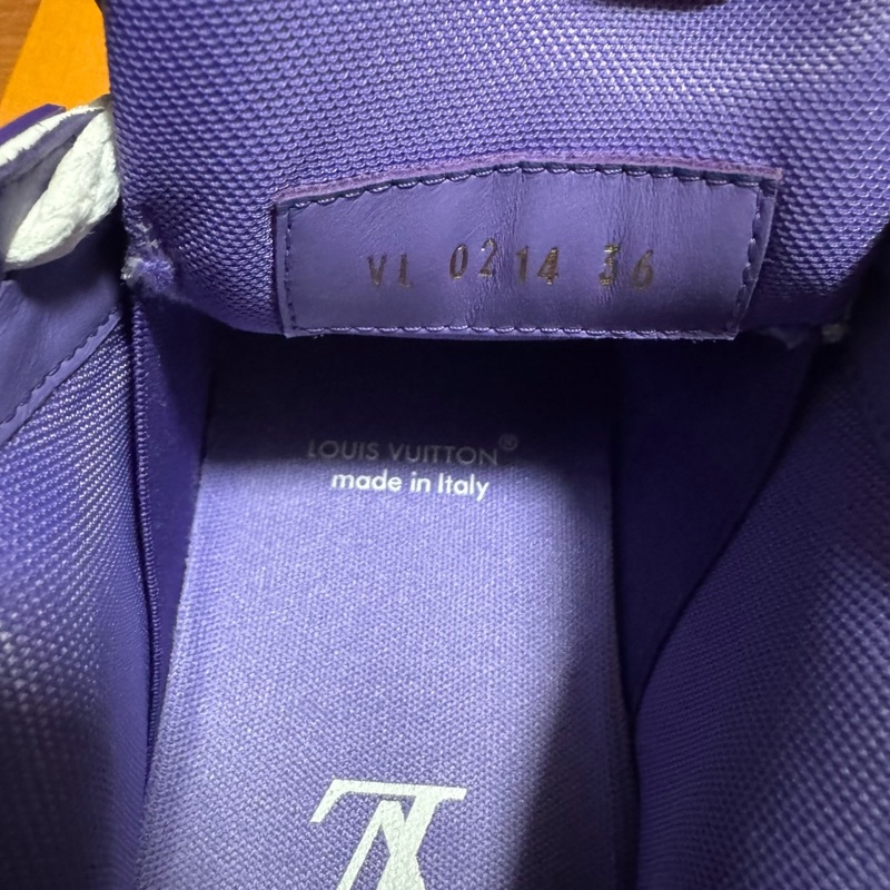 Lv Trainer Maxi小胖丁 路易威登 女款 白紫色36碼-5