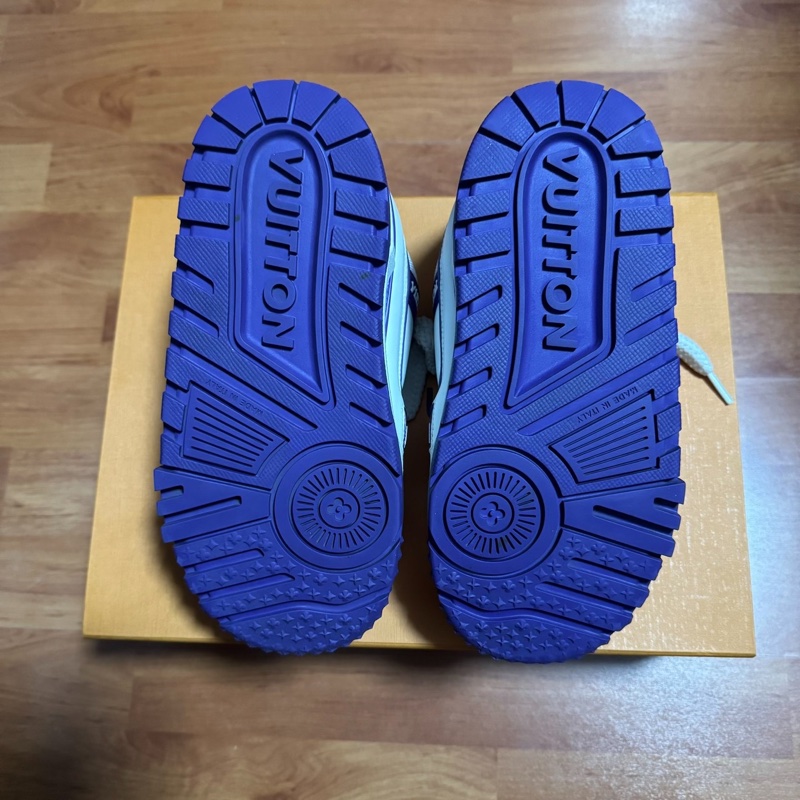 Lv Trainer Maxi小胖丁 路易威登 女款 白紫色36碼-7
