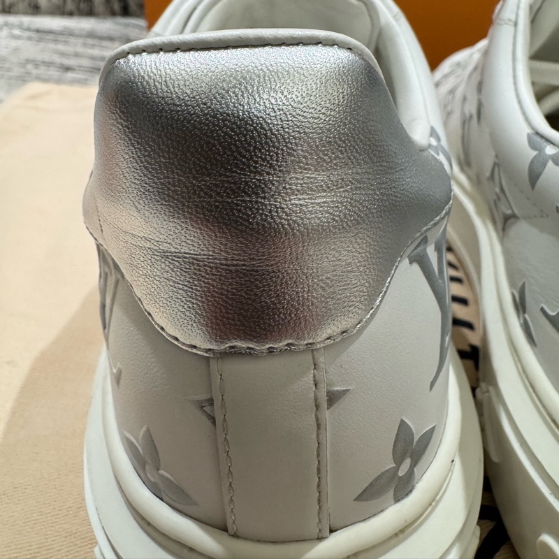 Louis Vuitton 路易威登 time out白銀色松糕鞋35.5碼-6