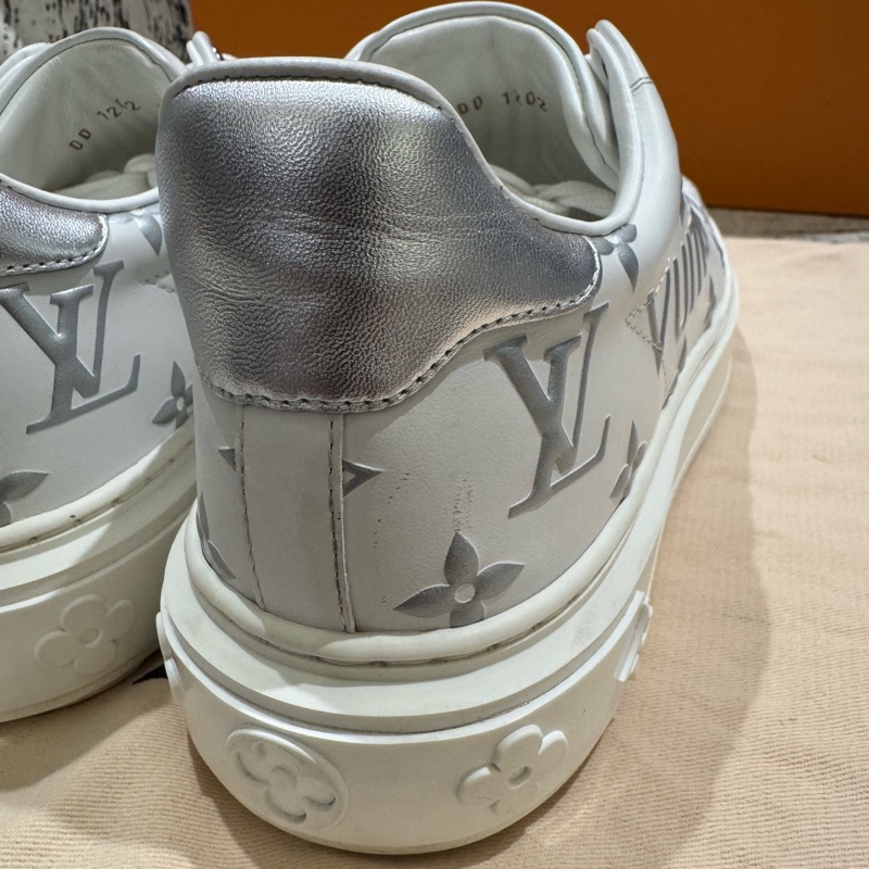 Louis Vuitton 路易威登 time out白銀色松糕鞋35.5碼-7