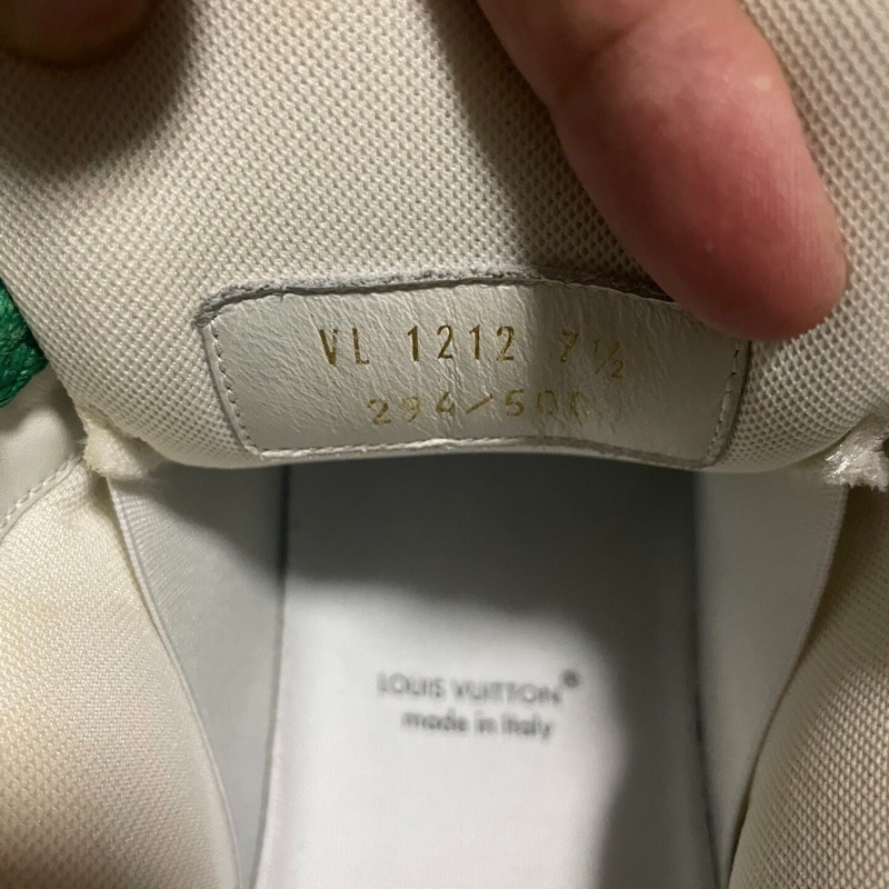 Lv Trainer maxi綠色 路易威登白綠胖丁 41.5碼-6