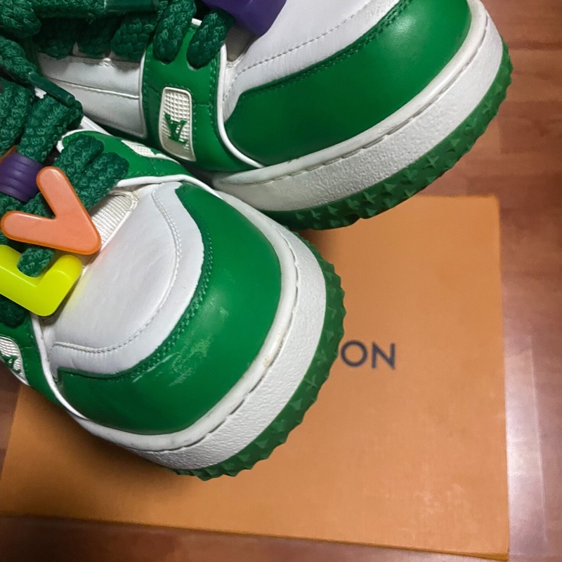 Lv Trainer maxi綠色 路易威登白綠胖丁 41.5碼-7