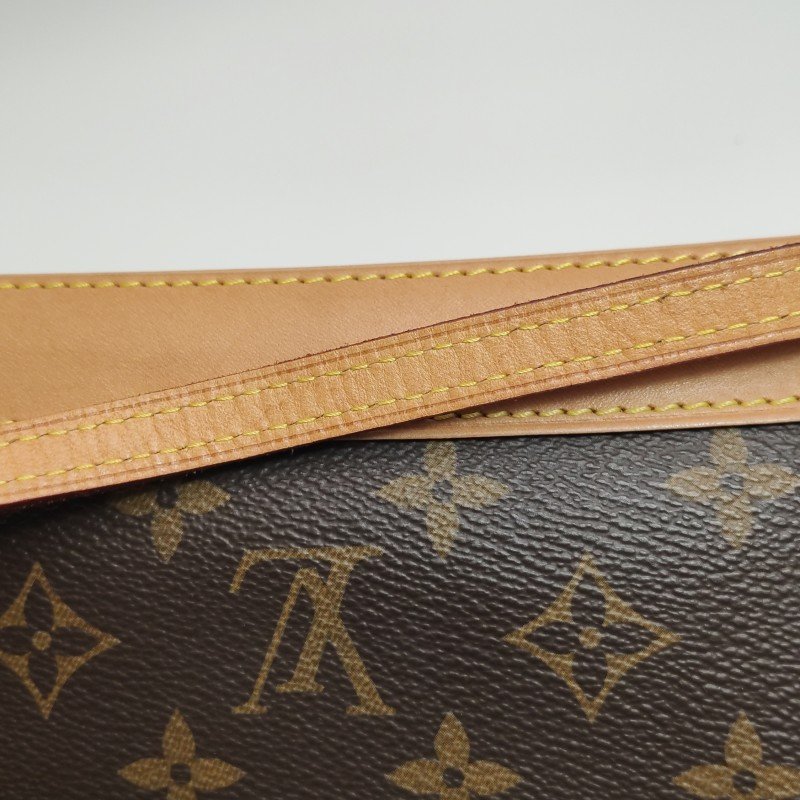 Louis Vuitton (LV) AlmaBB植鞣革Monogram印花貝殼包斜挎包肩背包晶片款-21
