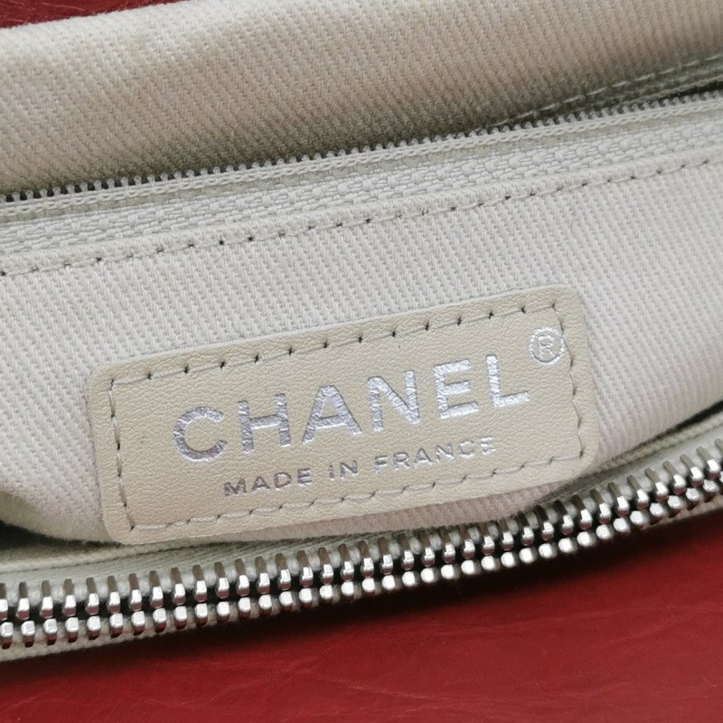 Chanel 2.55 Bag油蠟皮菱格絎縫長方形旋扣單肩包-7