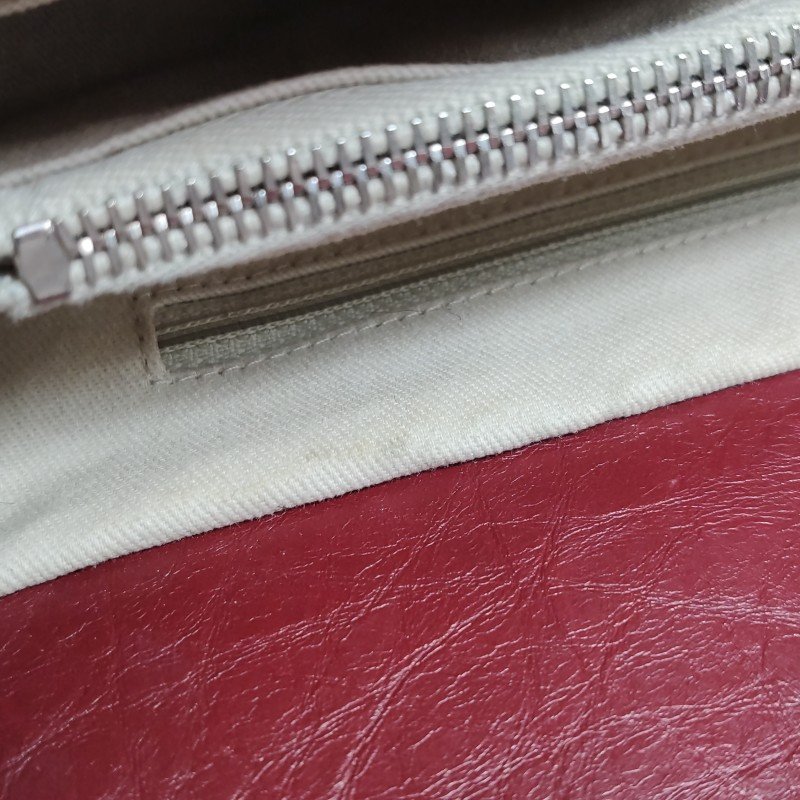 Chanel 2.55 Bag油蠟皮菱格絎縫長方形旋扣單肩包-9
