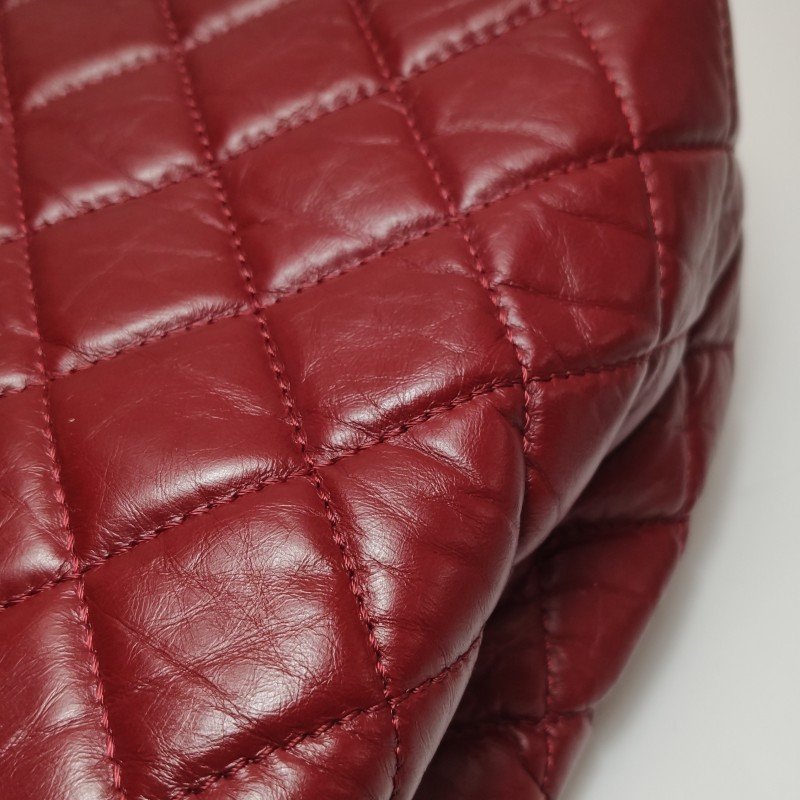 Chanel 2.55 Bag油蠟皮菱格絎縫長方形旋扣單肩包-20
