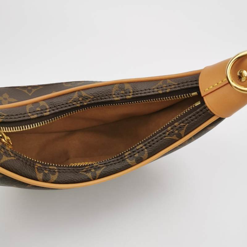 Louis Vuitton (LV) Loop植鞣革Monogram印花肩背包晶片款-6