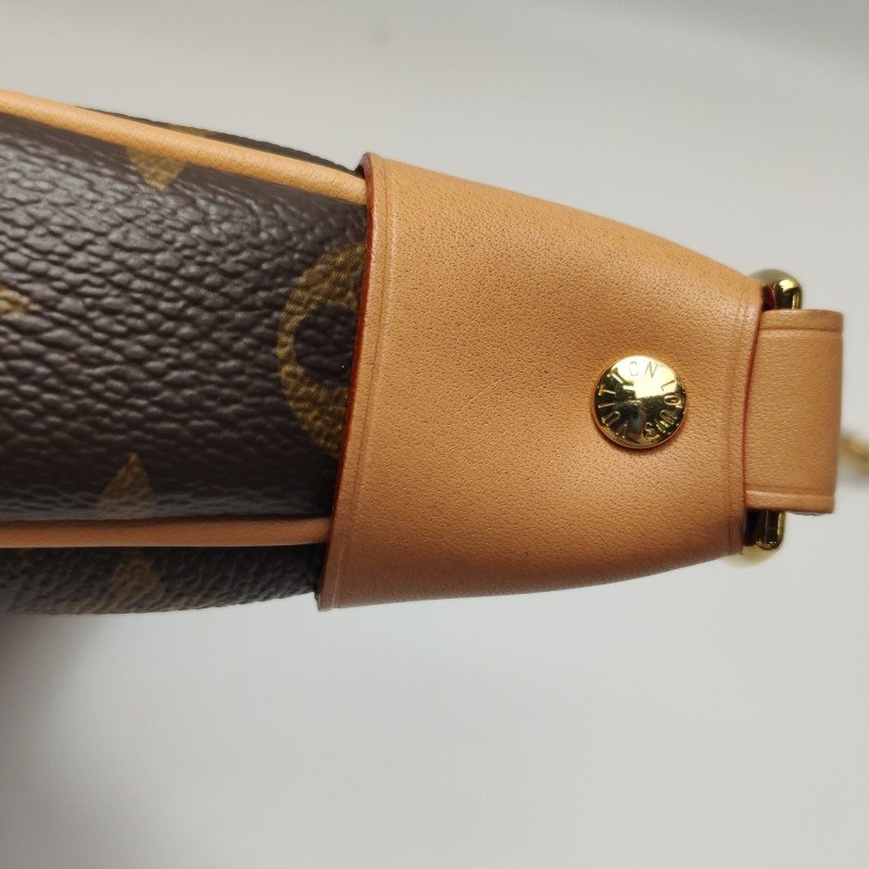 Louis Vuitton (LV) Loop植鞣革Monogram印花肩背包晶片款-12