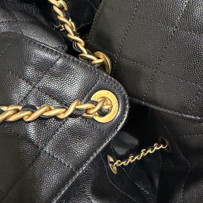 Chanel 25bag荔枝牛皮大號-8