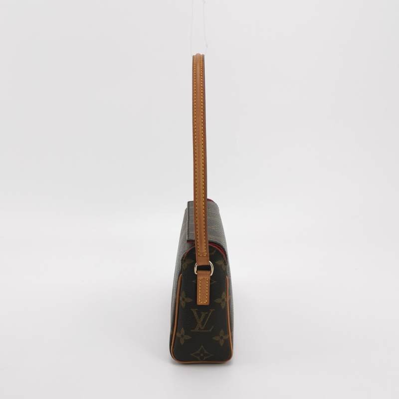 Louis Vuitton (LV) Recital表參道盒子植鞣革Monogram印花立體方形中古單肩包-2