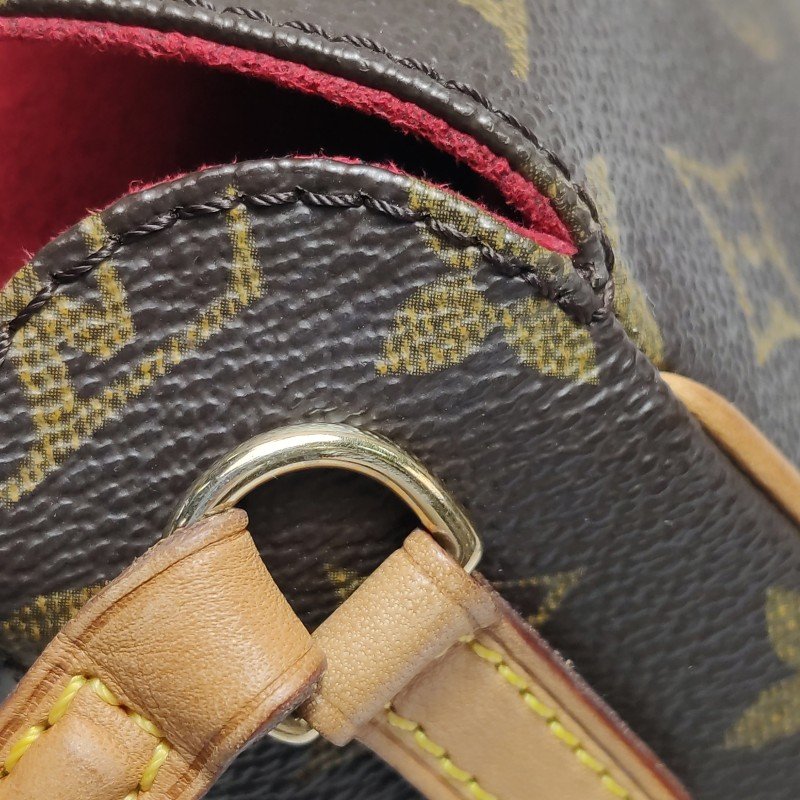 Louis Vuitton (LV) Recital表參道盒子植鞣革Monogram印花立體方形中古單肩包-10