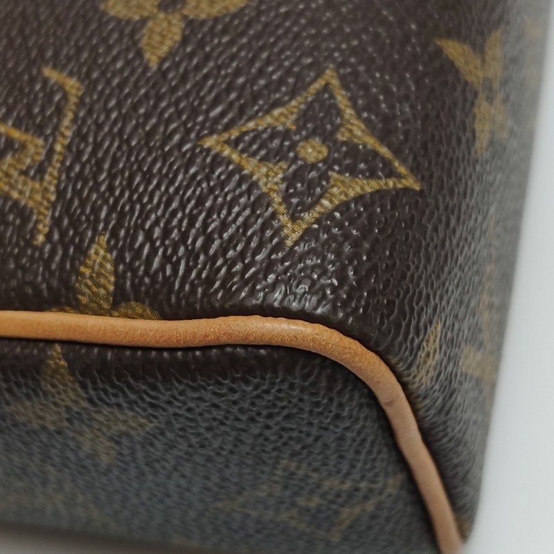 Louis Vuitton (LV) Recital表參道盒子植鞣革Monogram印花立體方形中古單肩包-12