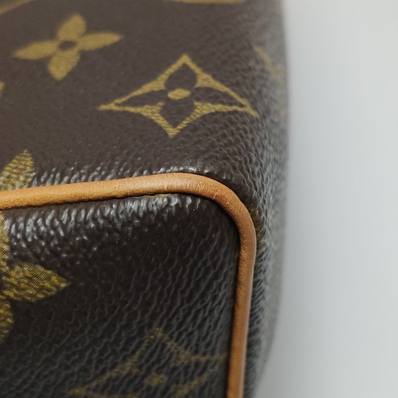 Louis Vuitton (LV) Recital表參道盒子植鞣革Monogram印花立體方形中古單肩包-13