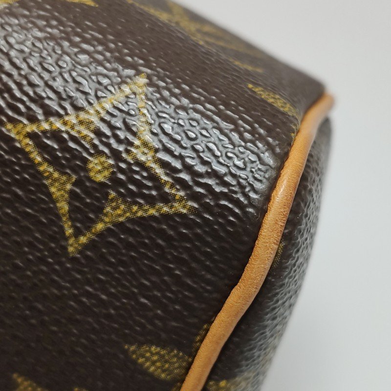 Louis Vuitton (LV) Recital表參道盒子植鞣革Monogram印花立體方形中古單肩包-15