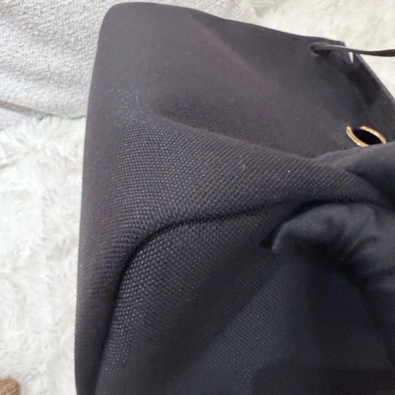 Hermes/ Herbag 31/ 全黑帆布金扣/ Z刻-6