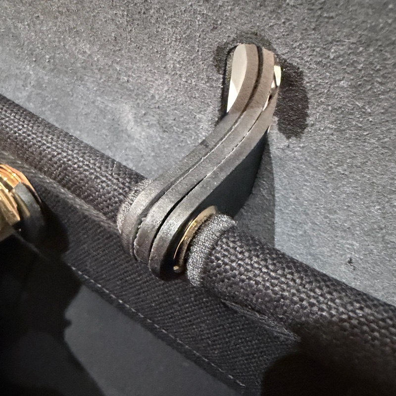 Hermes/ Herbag 31/ 全黑帆布金扣/ Z刻-30