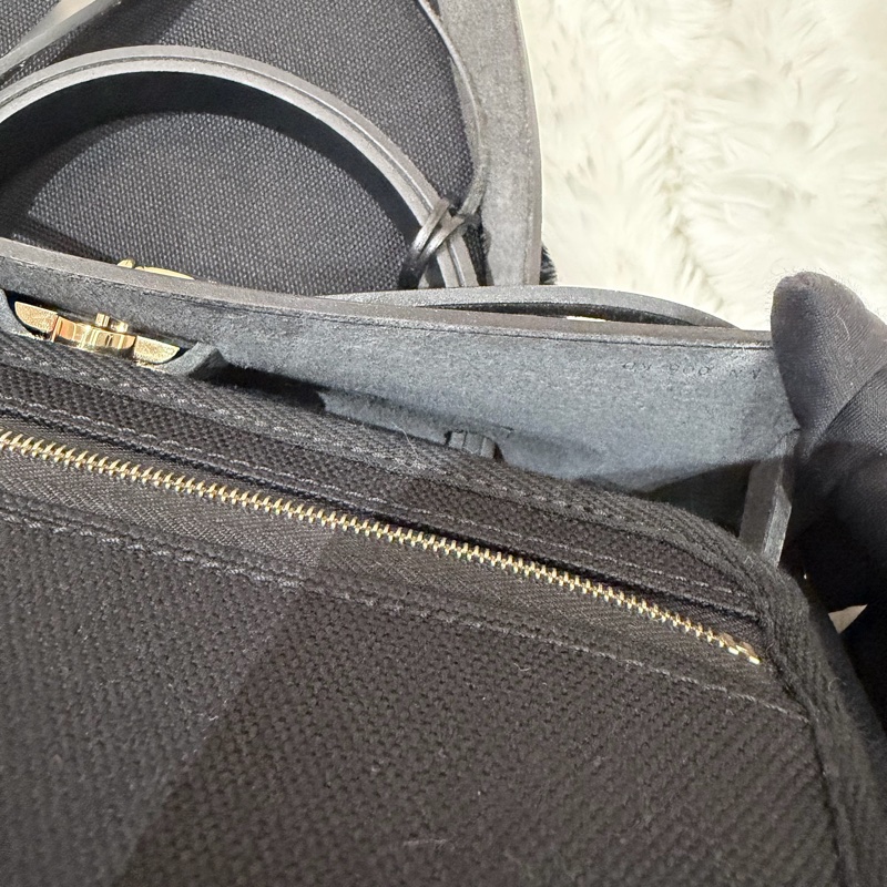 Hermes/ Herbag 31/ 全黑帆布金扣/ Z刻-32