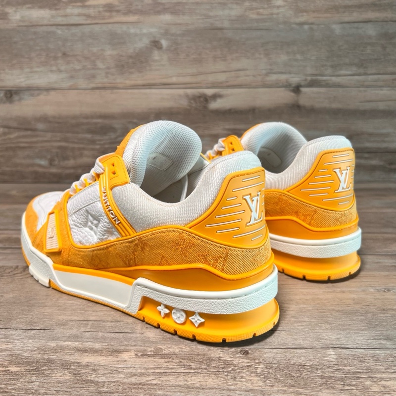 Louis Vuitton路易威登 trainer 白黃牛仔 40碼-3