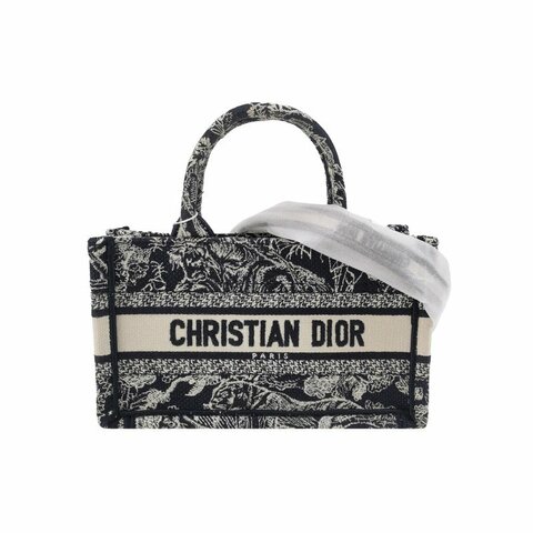 Dior Book Tote迷你帆布字母Logo斜背包單肩包