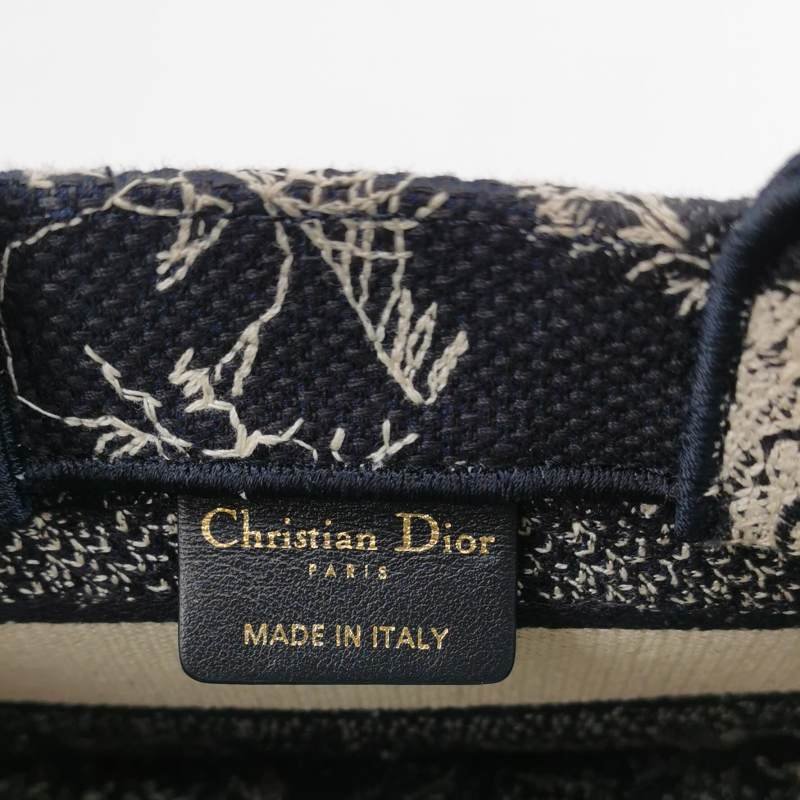Dior Book Tote迷你帆布字母Logo斜背包單肩包-7