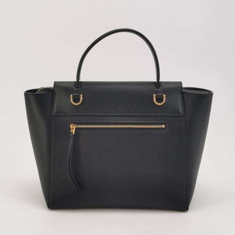 Celine Belt鯰魚包Micro牛皮純色紐結飾帶斜背包單肩包-4