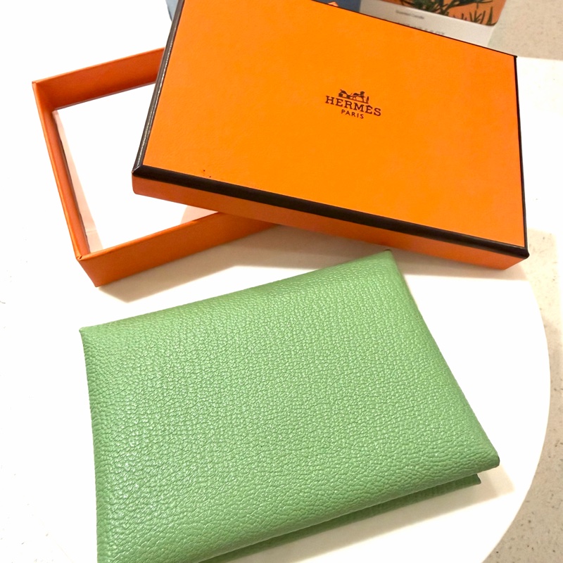 愛馬仕Hermes calvi duo 卡片夾-0