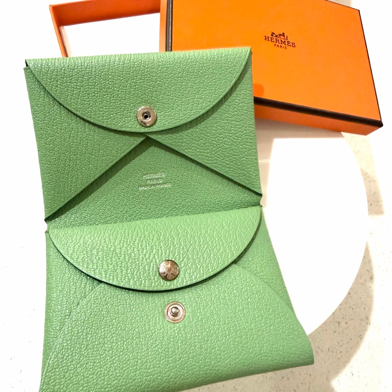 愛馬仕Hermes calvi duo 卡片夾-1