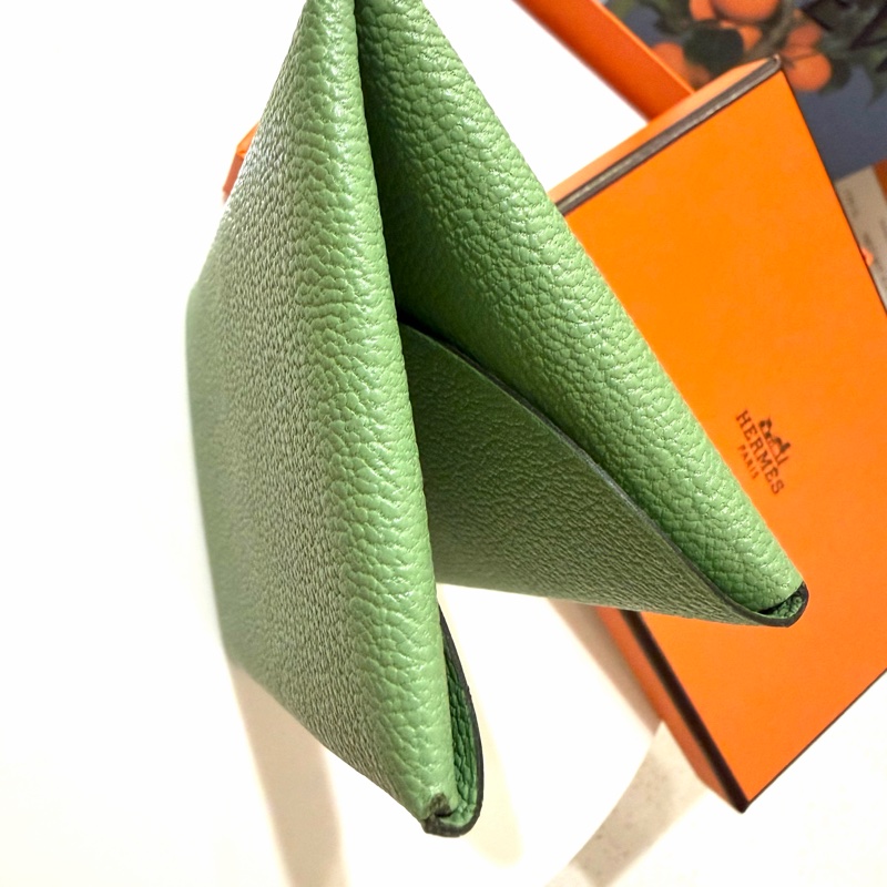 愛馬仕Hermes calvi duo 卡片夾-5