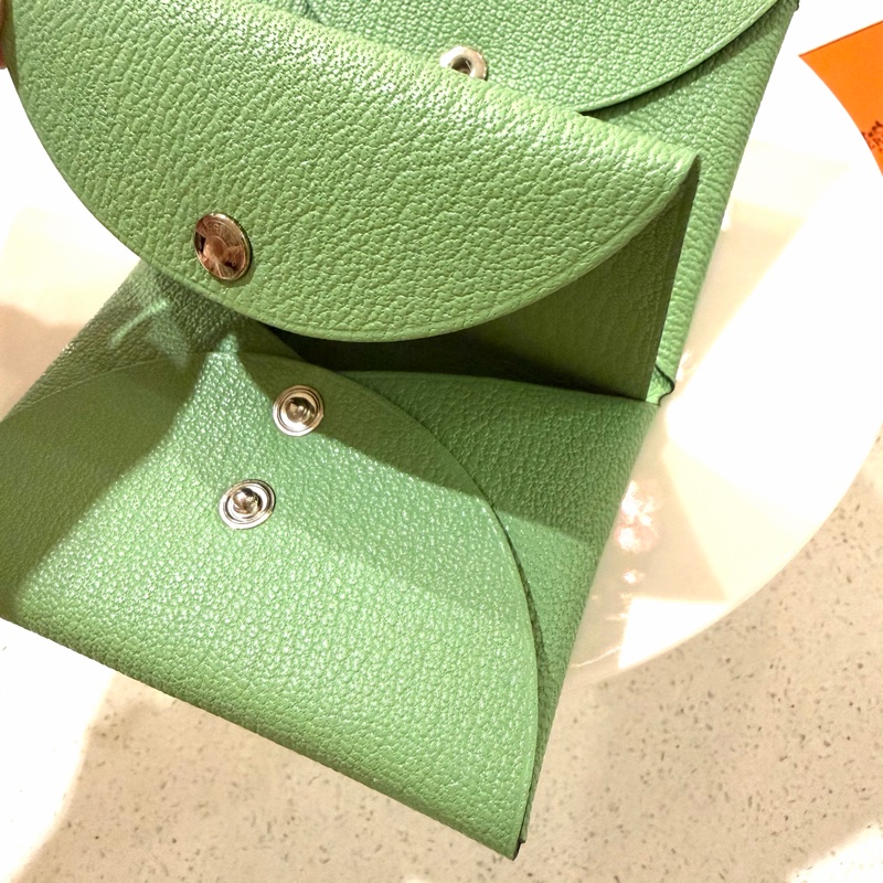 愛馬仕Hermes calvi duo 卡片夾-7