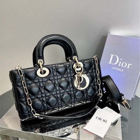 Dior 迪奥Lady D-Joy 横版 黑金戴妃