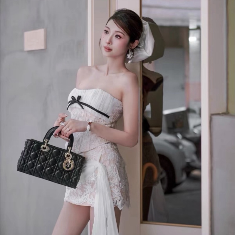 Dior 迪奥Lady D-Joy 横版 黑金戴妃-5