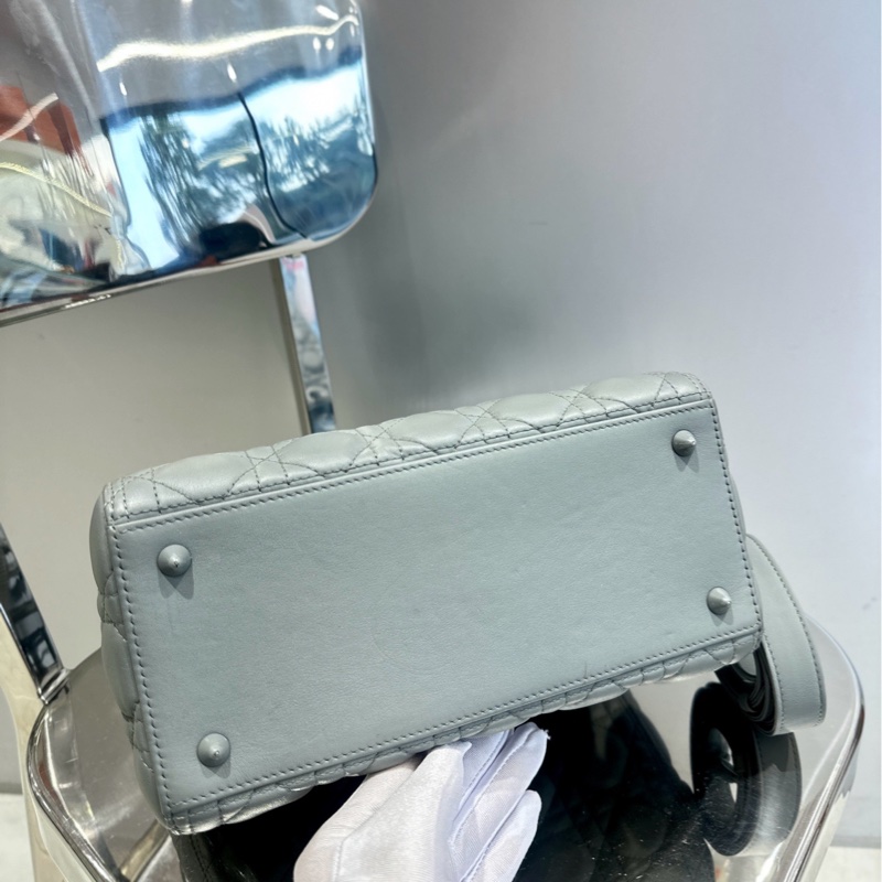Dior迪奥 Lady Dior磨砂灰 五格戴妃-2