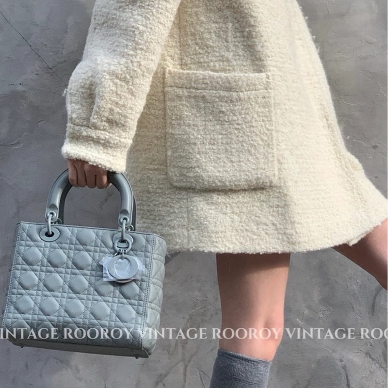 Dior迪奥 Lady Dior磨砂灰 五格戴妃-3