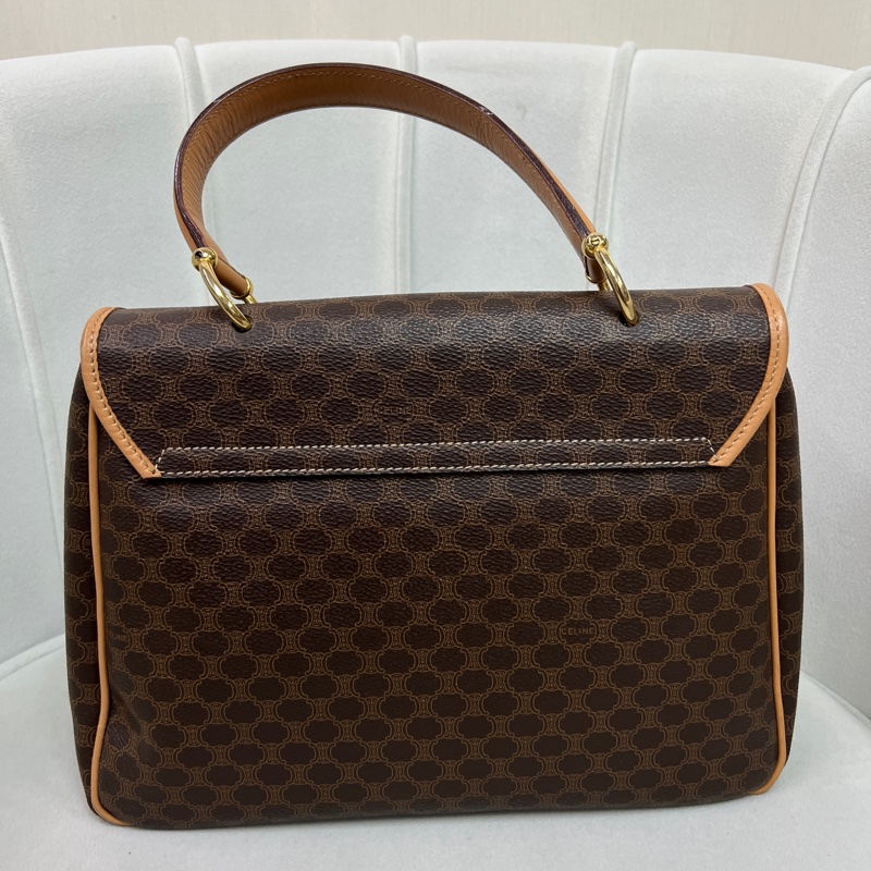 CELINE 復古凱旋門老花手提包 XC037-10