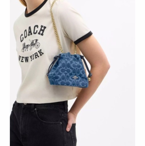 Coach 女士 Faye 17 水桶單肩包均碼碼17.5cm*11cm*15cm-4