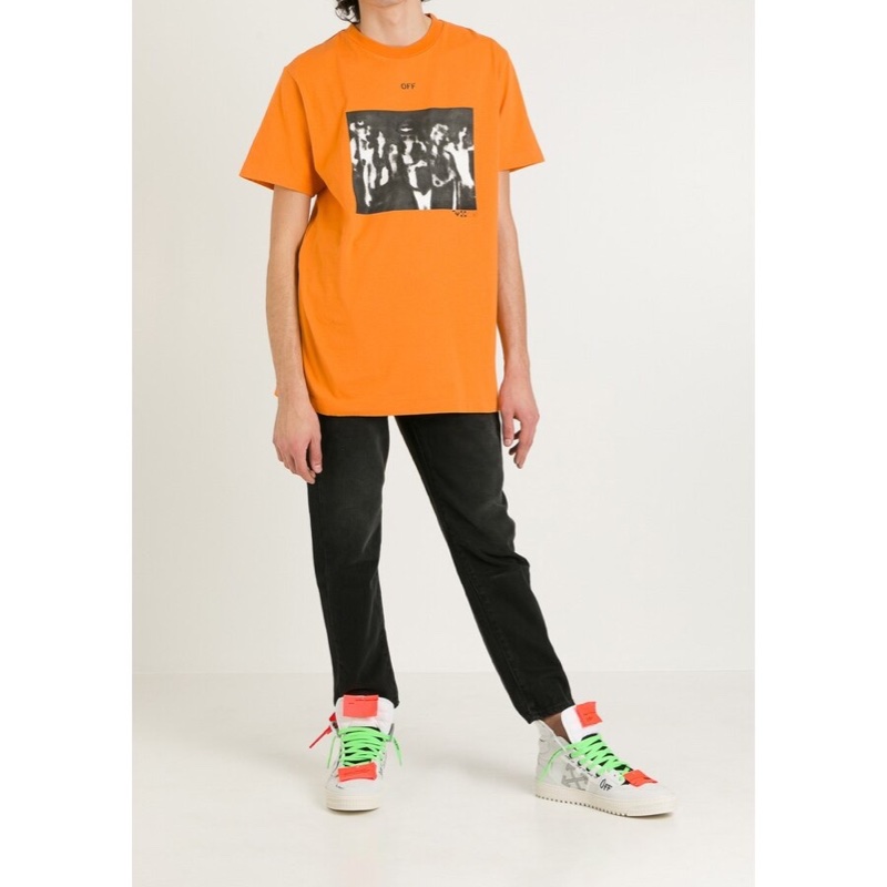 Off-White 男士 箭頭印花圖案T恤XS S碼-2