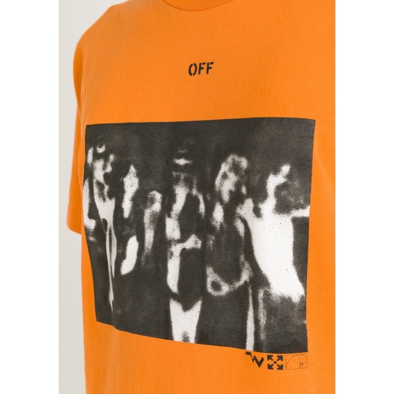 Off-White 男士 箭頭印花圖案T恤XS S碼-3