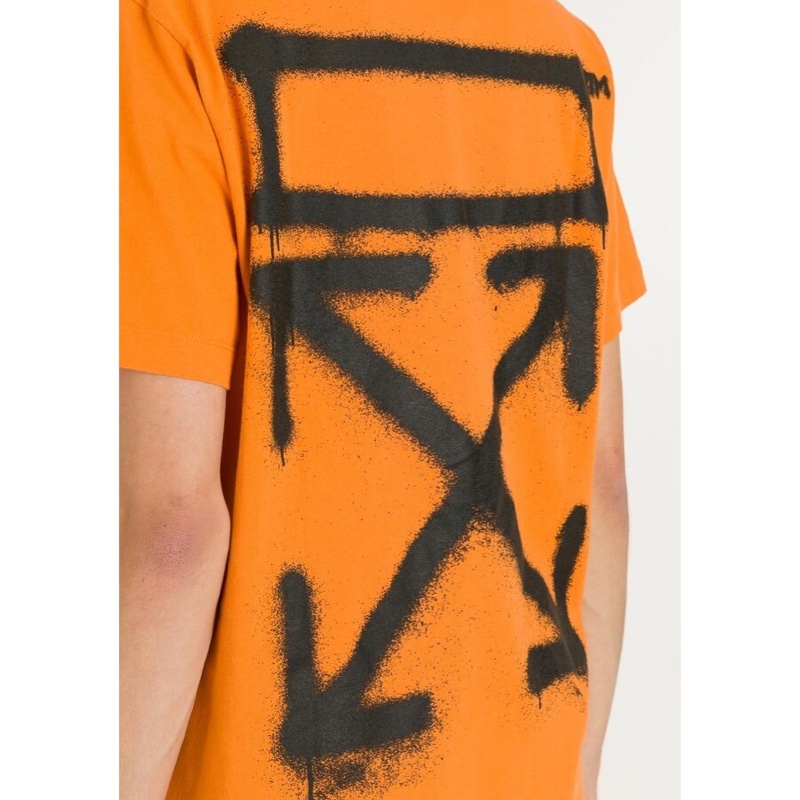 Off-White 男士 箭頭印花圖案T恤XS S碼-4