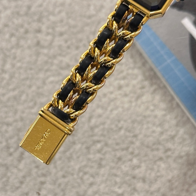 香奈兒chanel 中古方糖手錶 S碼-3