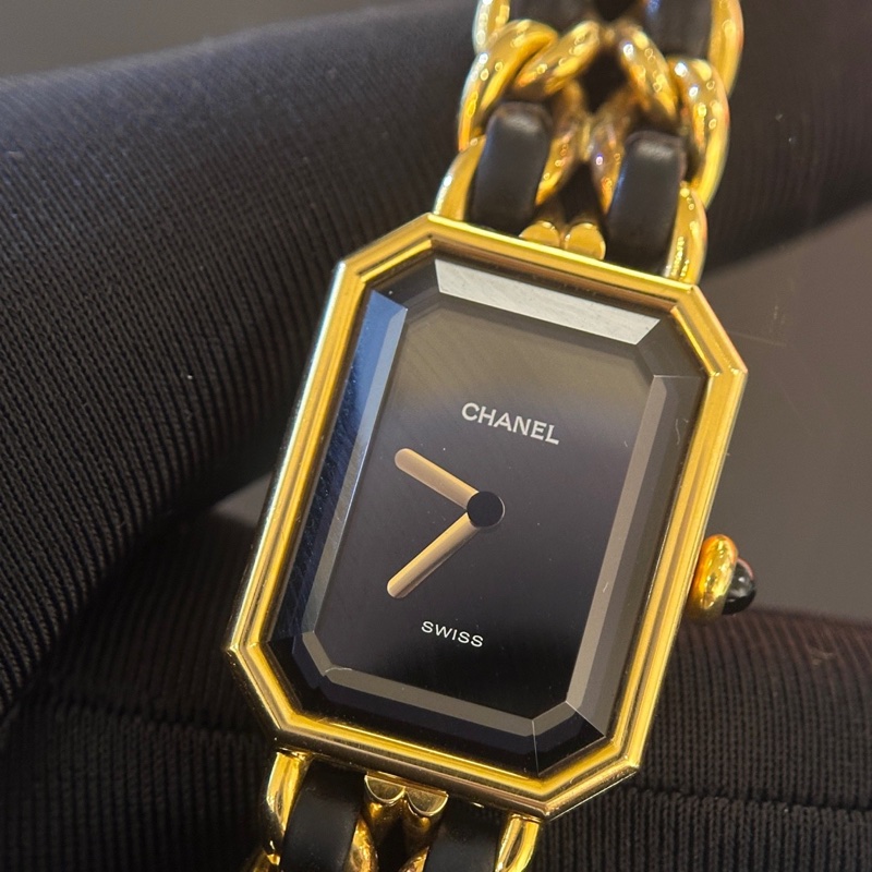 香奈兒chanel 中古方糖手錶 S碼-6