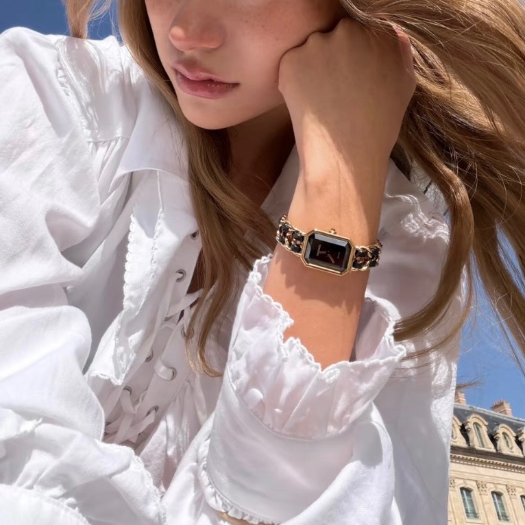 香奈兒chanel 中古方糖手錶 S碼-8
